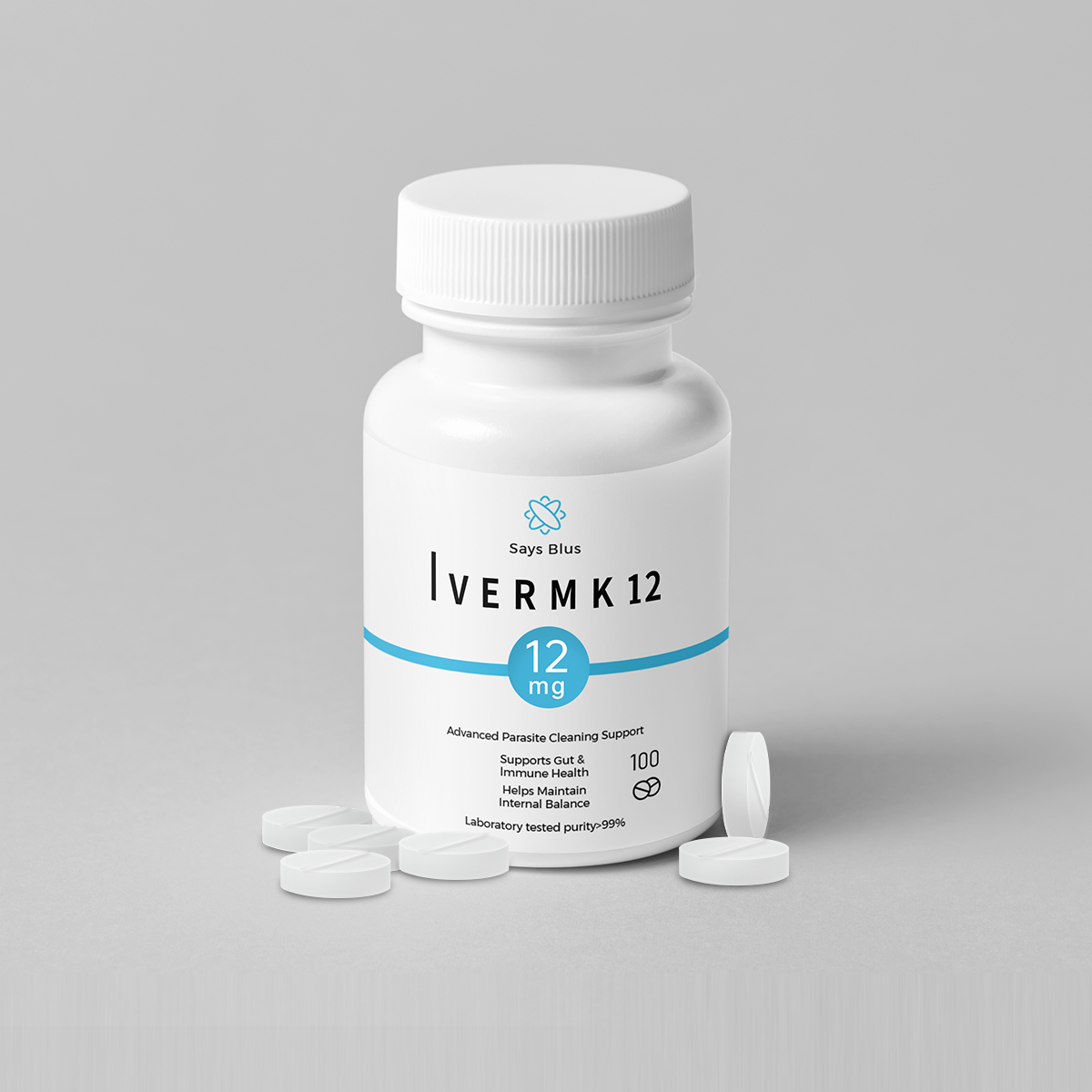 IVERMK12mg 100 Tablets